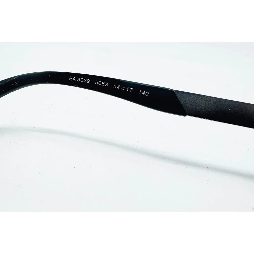 Emporio Armani Eyeglasses Mens Black EA 3029 5063 Square Frames 54-17-140
